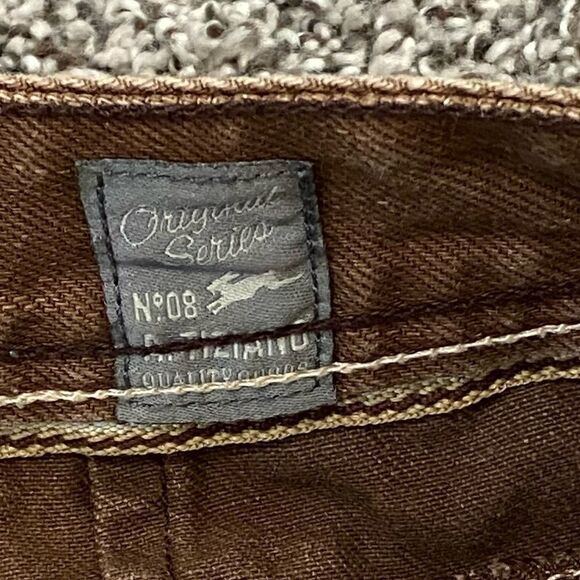 A. TIZIANO - DARK BROWN COTTON SHORTS - SIZE 36 - EXCELLENT CONDITION - B12 - Picture 14 of 16